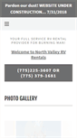 Mobile Screenshot of northvalleyrvrental.com